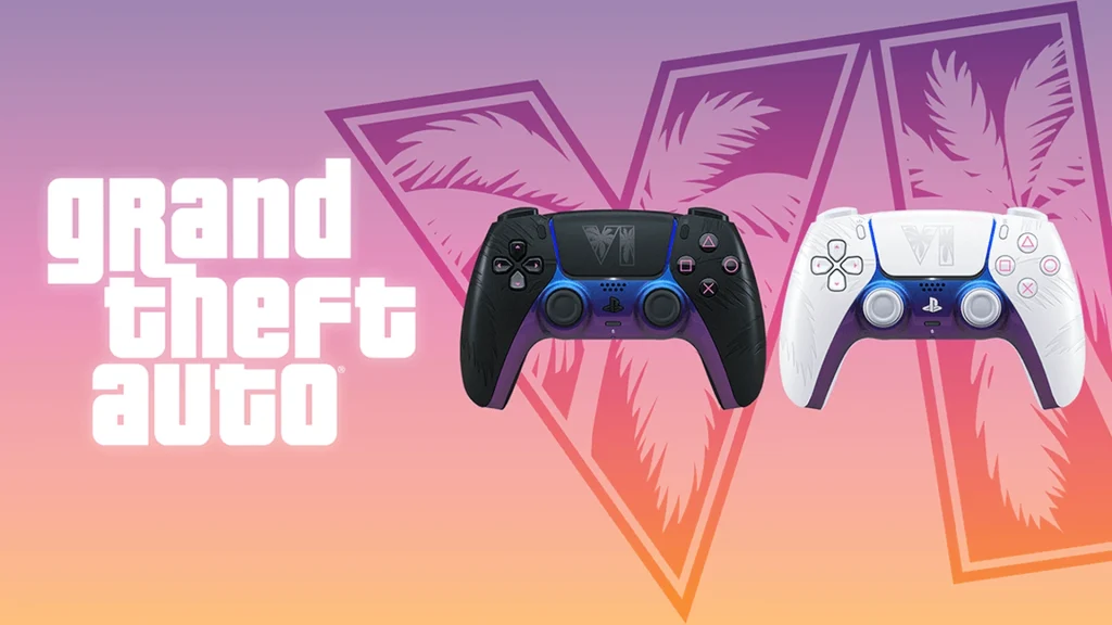 I controller DualSense in edizione limitata di GTA VI presentano design diurni e al neon